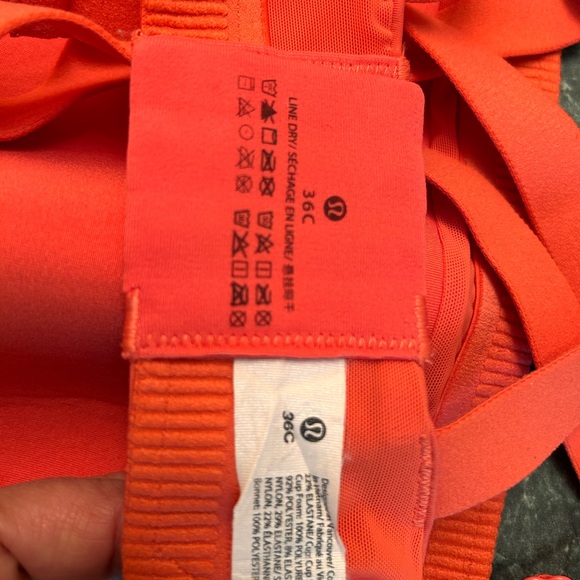 Lulu Lemon Women's Coral Sports Bra - Picture 3 of 3
